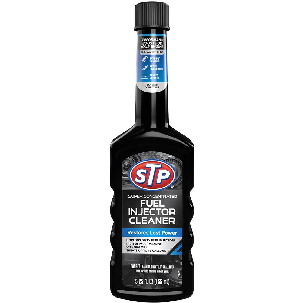 STP Super Concentrated Fuel Injector Cleaner 5.25 oz - Case of 12 (78575)