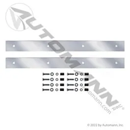 Automann 562.602-2BP Mud Flap Top Plate Set 24in Chrome Bolt
