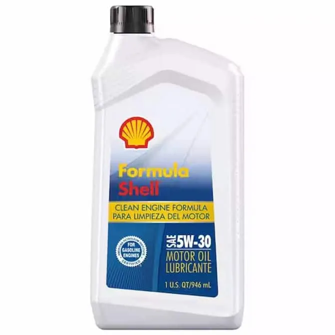 Formula Shell 5W-30 Motor Oil, 1 Quart, Case of 6 - 550049473