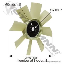 Automann 810.FB9914 Fan Blade