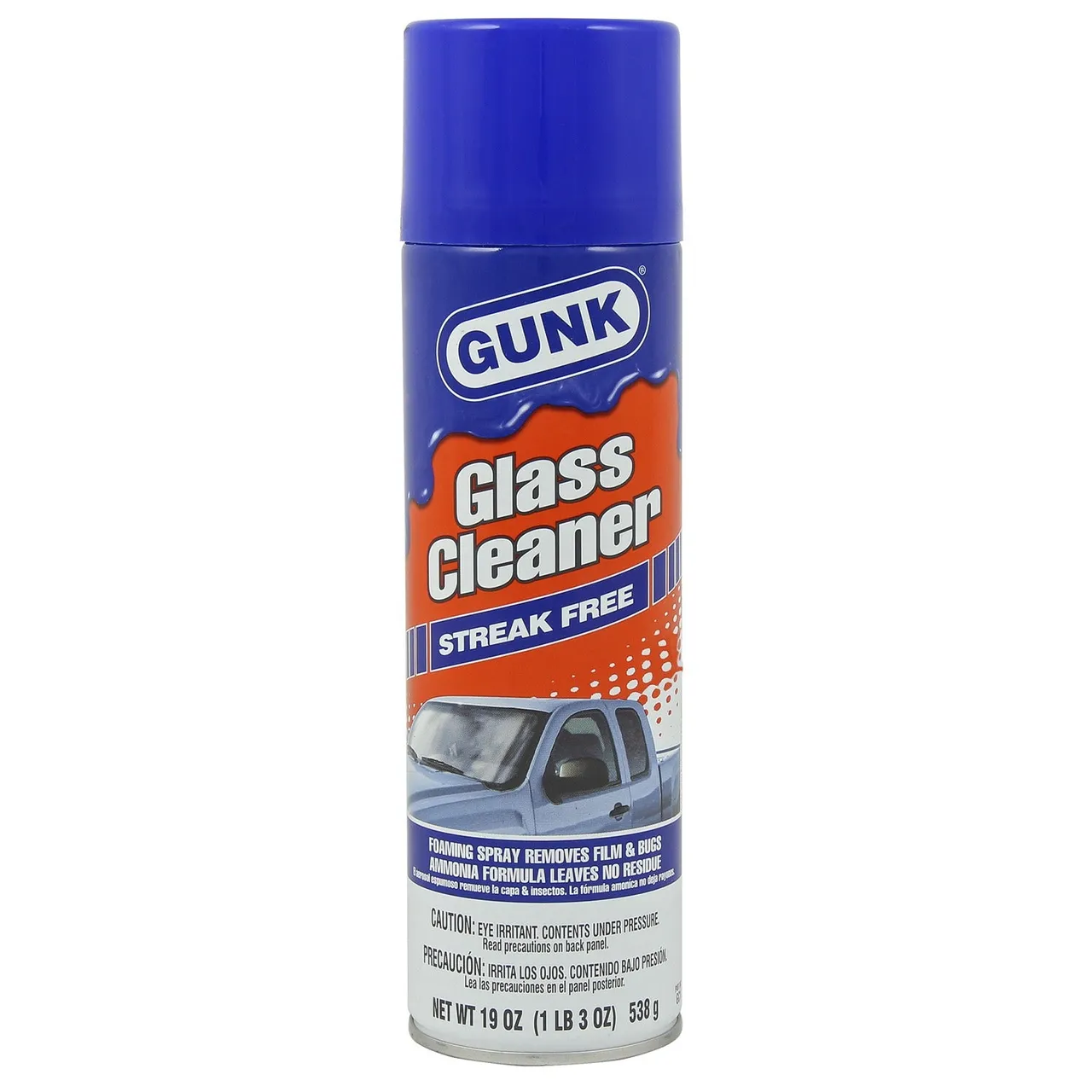 Gunk Streak Free Foaming Glass Cleaner - 19 oz Aerosol GC1
