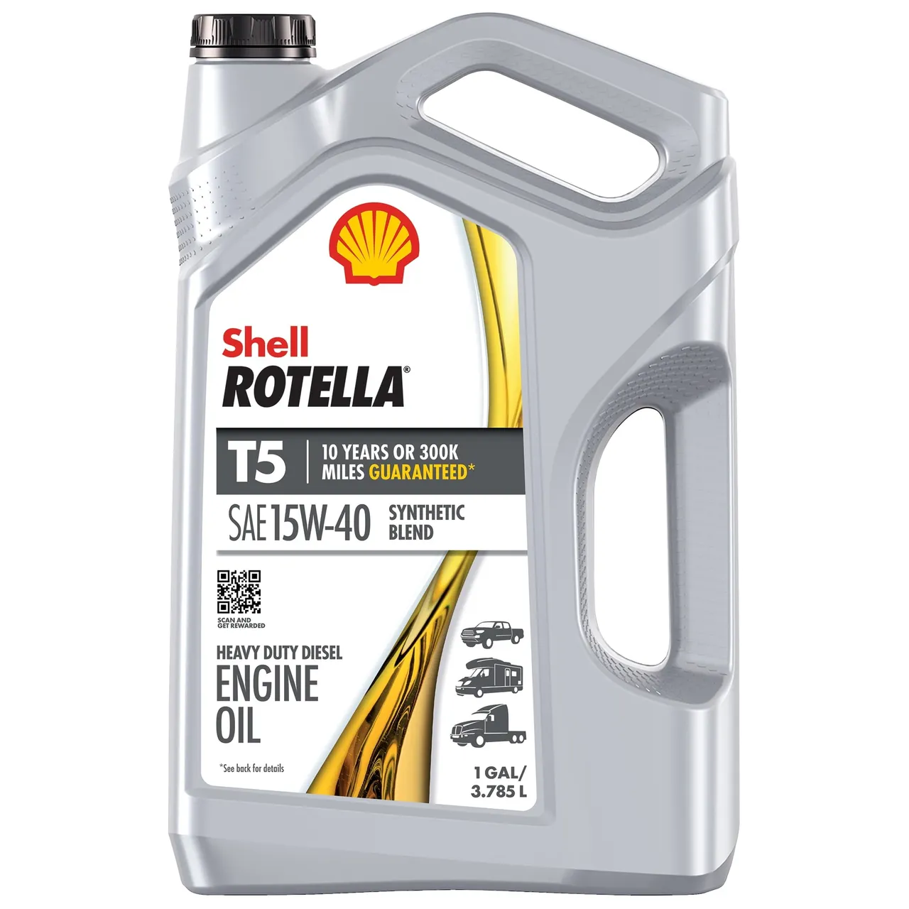 Shell Rotella T5 15W-40 Synthetic Blend Diesel Engine Oil