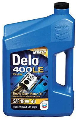 Chevron Delo 400 XLE SynBlend 15W-40 Heavy Duty Diesel Oil - 5 Gallon Pail 257004