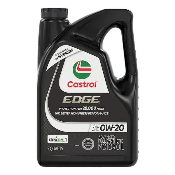 Castrol EDGE 0W-20 Advanced Full Synthetic Motor Oil - 5 Qt (1597B2)