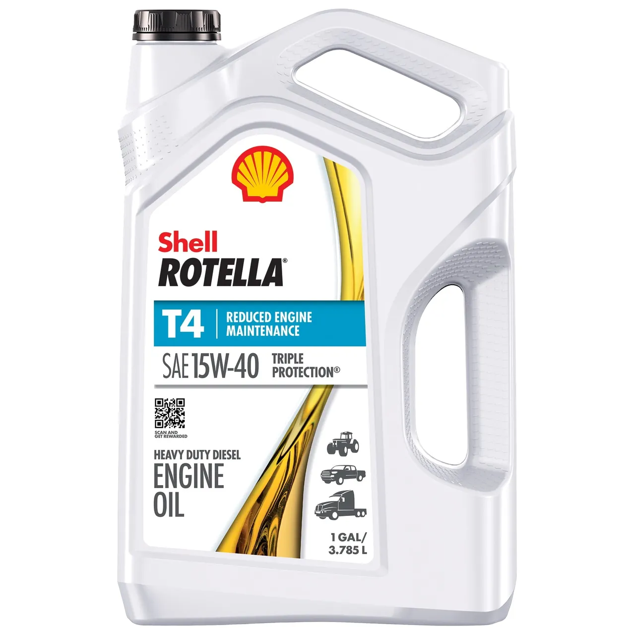 Shell Rotella Heavy Duty Engine Oil - Case of 6