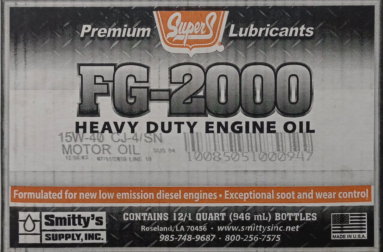 FLEETGUARD 15W40 12/1 QTS