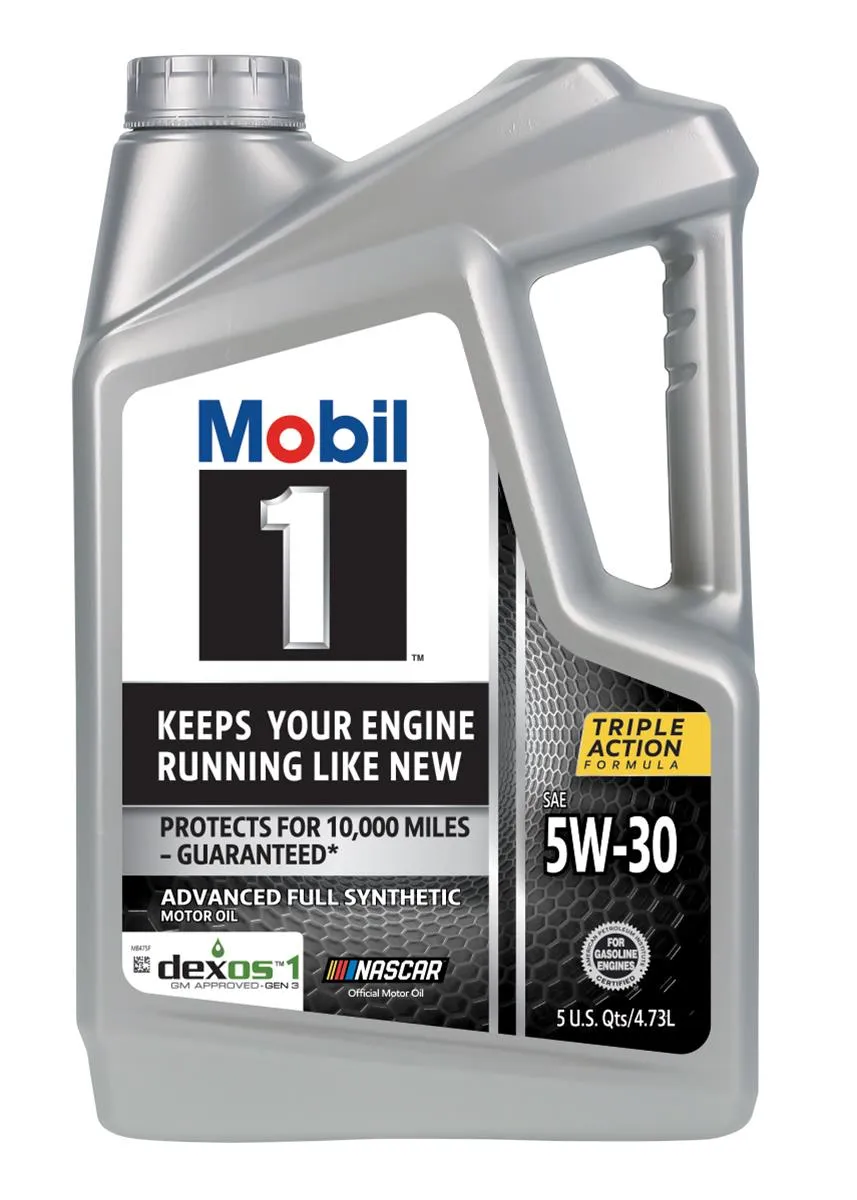 Mobil 1 Advanced Full Synthetic 5W-30 Motor Oil - 5 Qt Jug (124317)