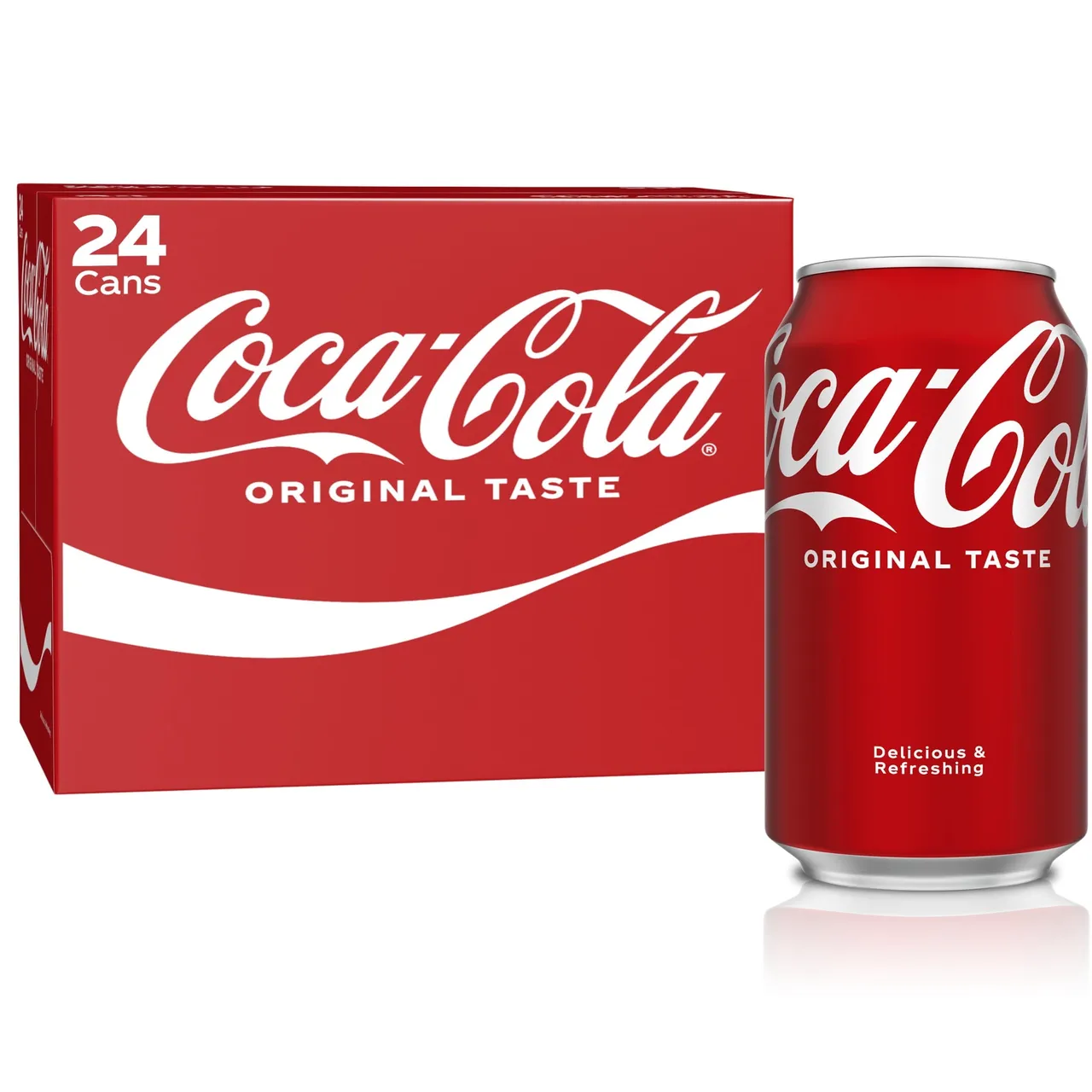 Coca-Cola Classic Soda, 12 fl oz Cans - Case of 24