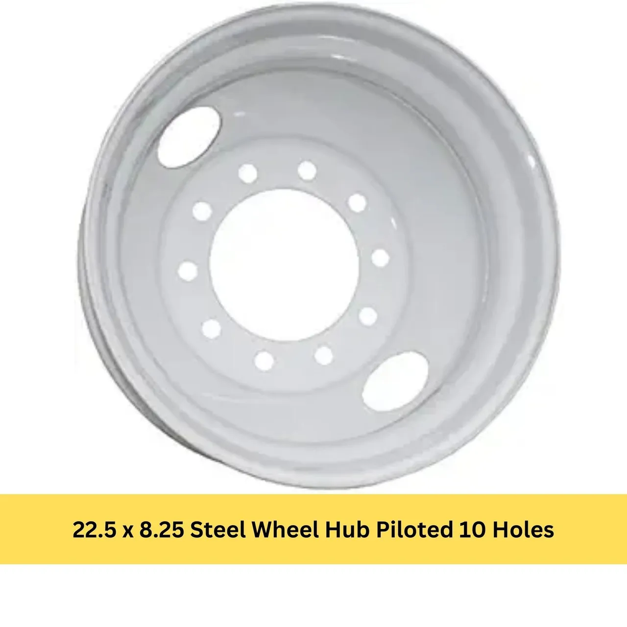 Fleet One FL-225825 Steel Wheel - 22.5 x 8.25 Hub Piloted, 10 Hole