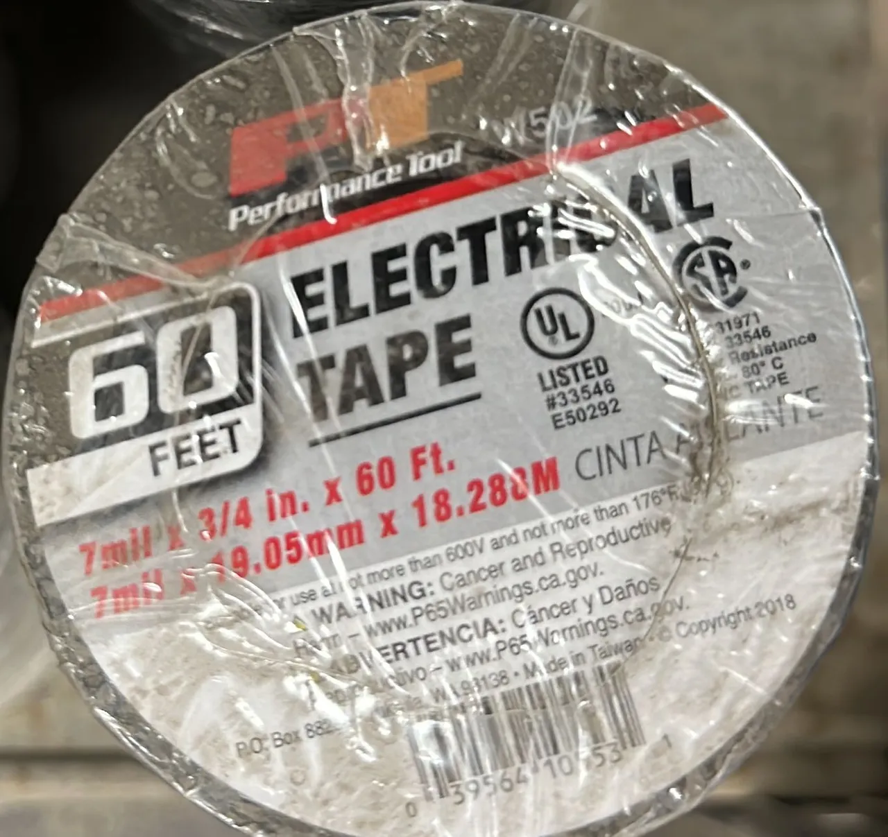 Electric tape black