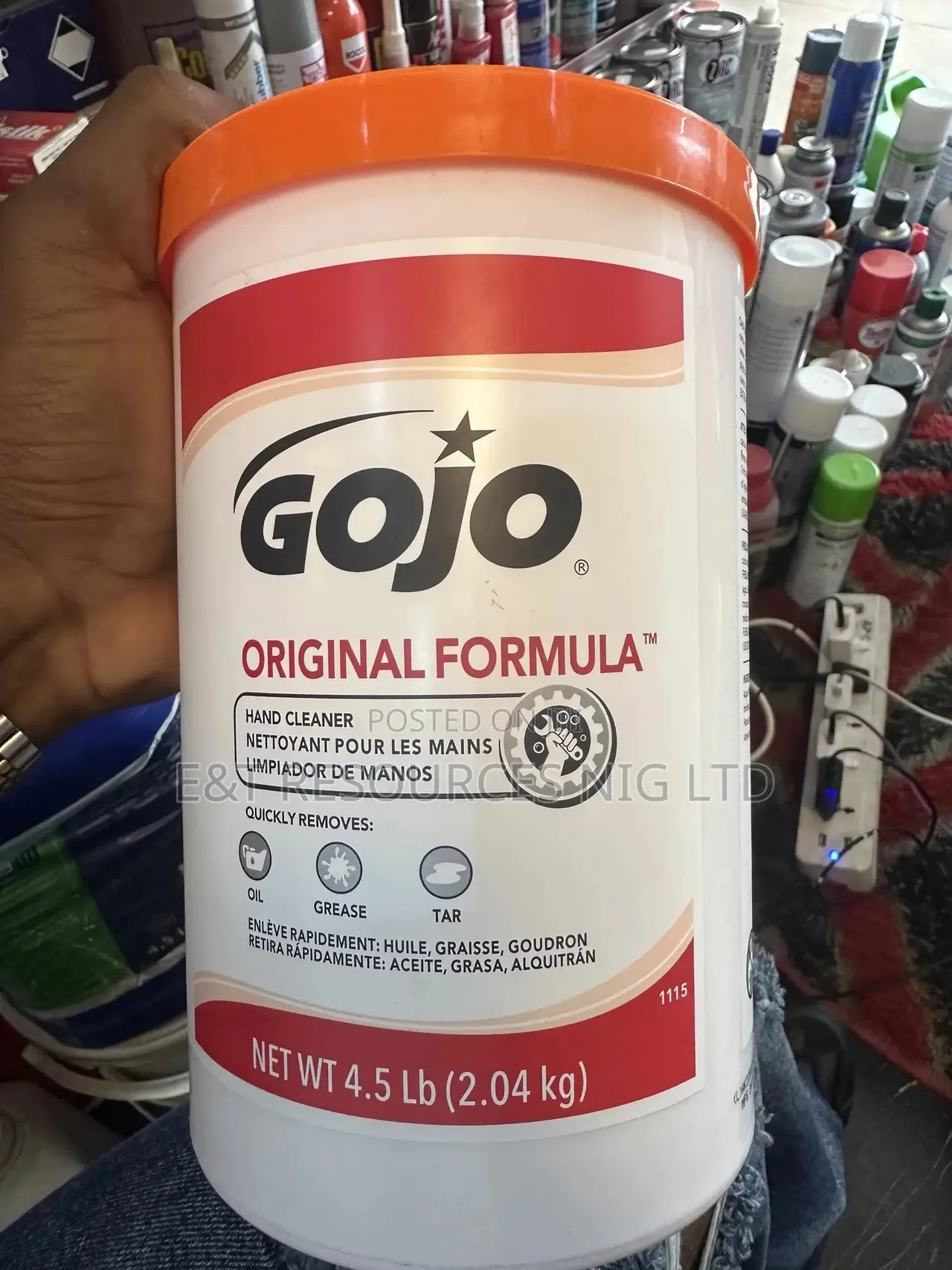 GOJO Original Formula Hand Cleaner 4.5 lb 1115