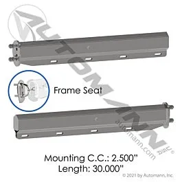 Automann 562.465SS201FS Spring-Loaded Hanger Straight SS201 FS