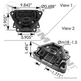 Automann Motor Mount Freightliner - M46851