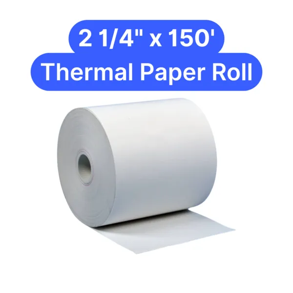 Thermal Paper Roll - 2 1/4 in x 150 ft
