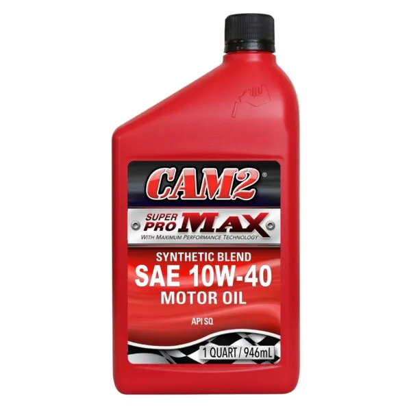 CAM2 SuperPro Max 10W-40 Synthetic Blend Motor Oil - Case of 12 x 1 Qt (80565-08912)