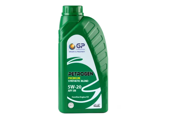 GP Petrogen 5W-20 Synthetic Blend Motor Oil - 55 Gallon Drum