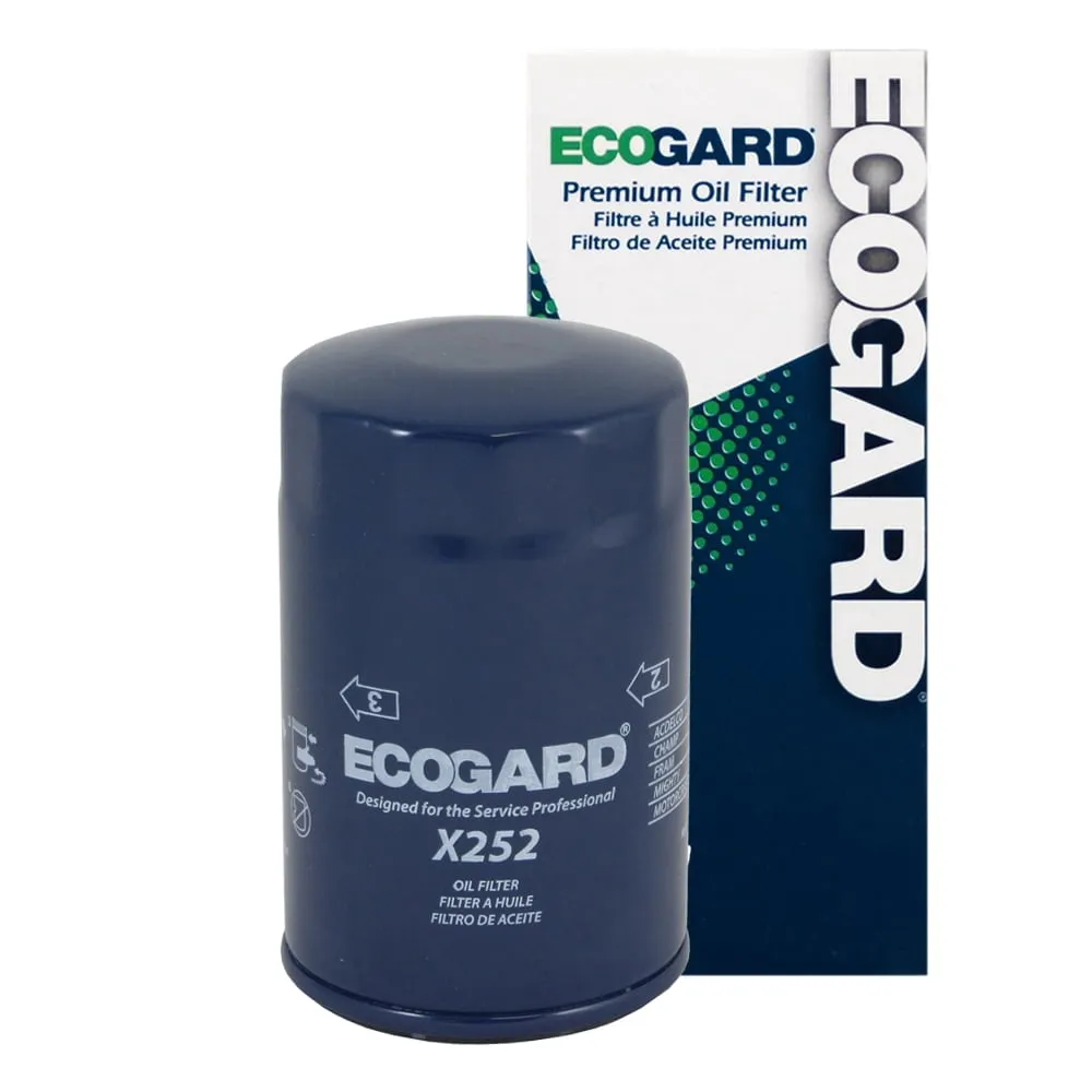 Ecogard Premium Spin-On Oil Filter, Case of 12 X252