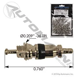 Automann 170.VC1-100 Valve Core Standard 100pcs