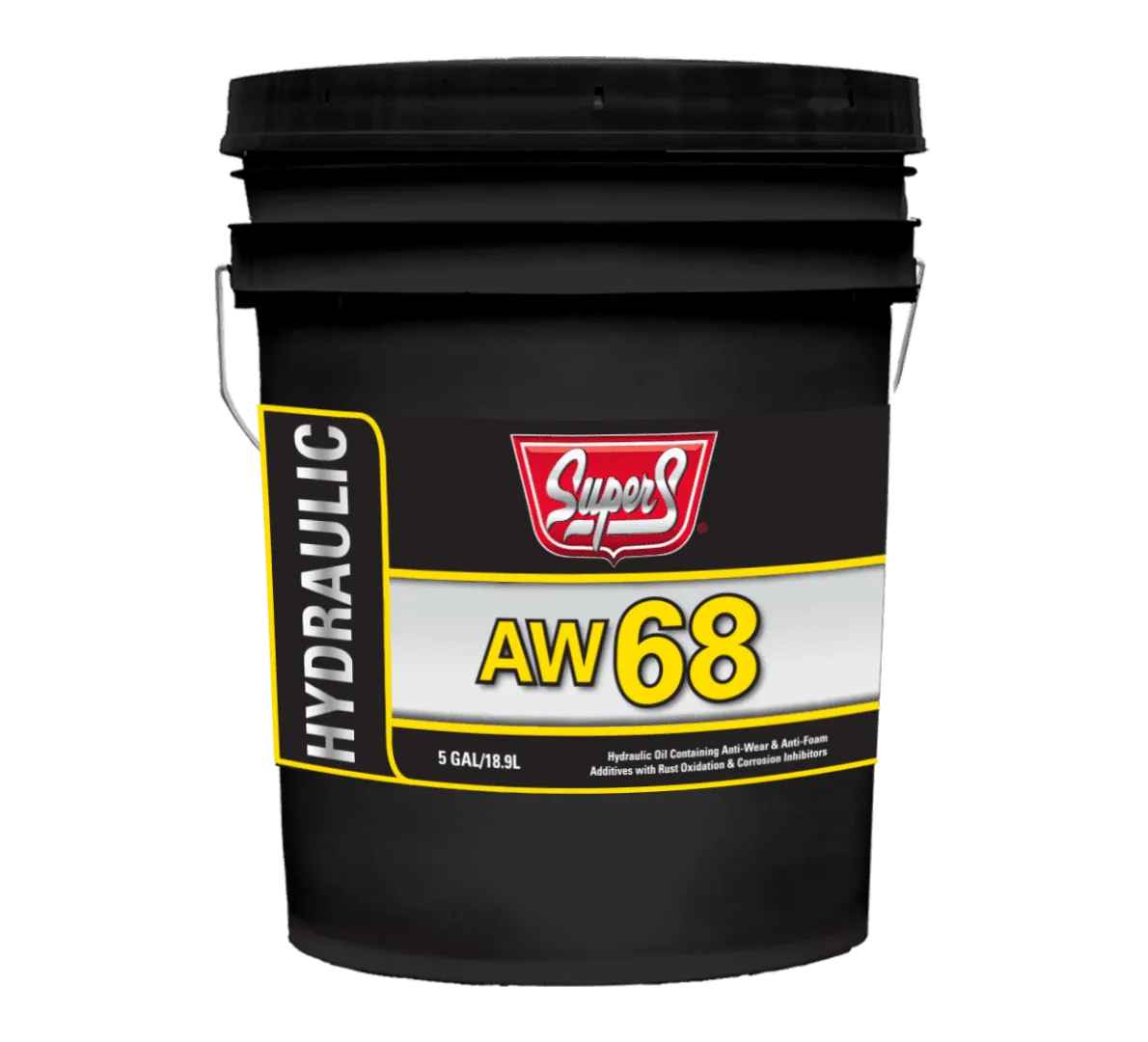 Super S Anti-Wear Hydraulic Fluid MVI ISO 68 - 5 Gallon Pail SUS40
