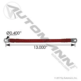 Automann 178.2010RD Cable Batt Stackable 2/0 13in Red
