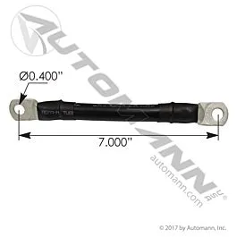Automann 178.2009BK Cable Batt Stackable 2/0 7in Black
