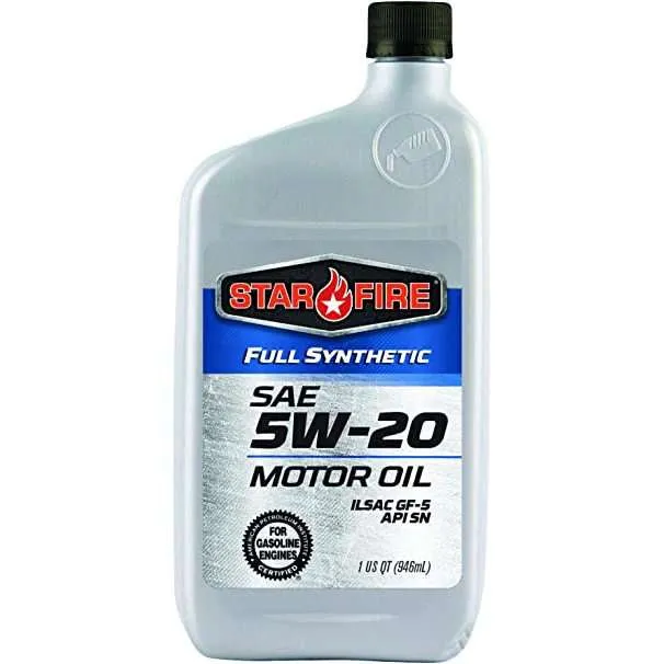 Starfire Full Synthetic 5W-20 Motor Oil - 6 Gallon Box - 572-06