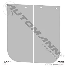Automann 562.142424W White Poly Smooth 24 x 24 x 0.17in
