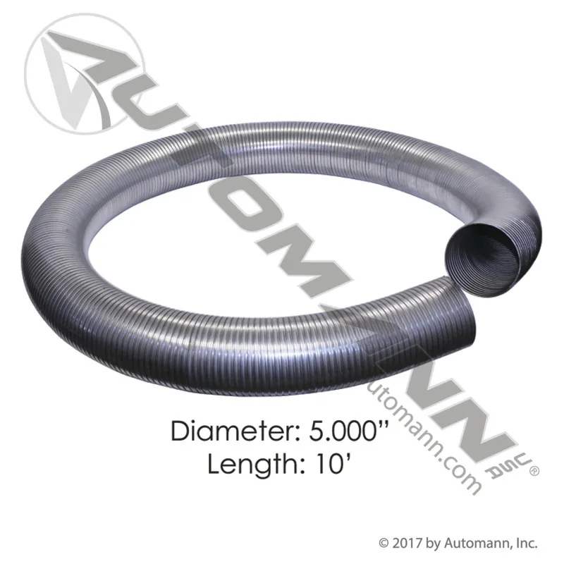 Flex Tubing 5in x 10ft 304SS 1 UNIT