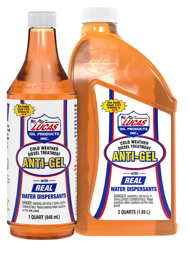 Lucas Oil 10865 Anti-Gel Cold Weather Diesel Treatment 1 Qt - Case of 12