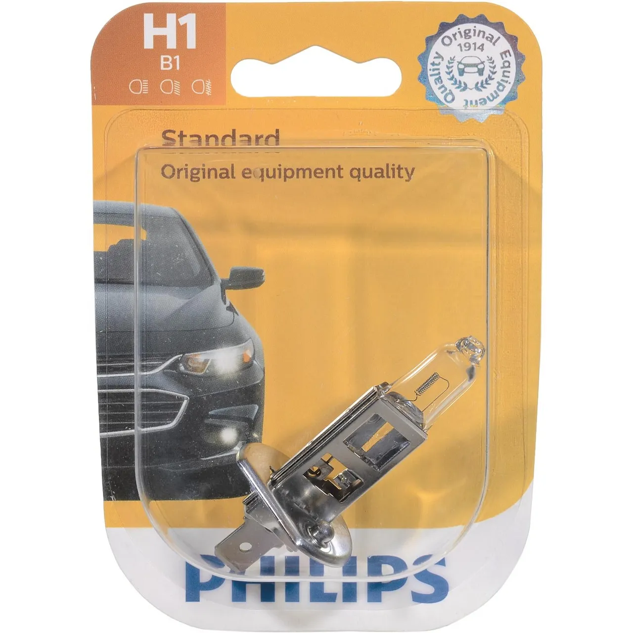 Philips H1 Standard Halogen Bulb 12V - 12258B1 (H1B1)