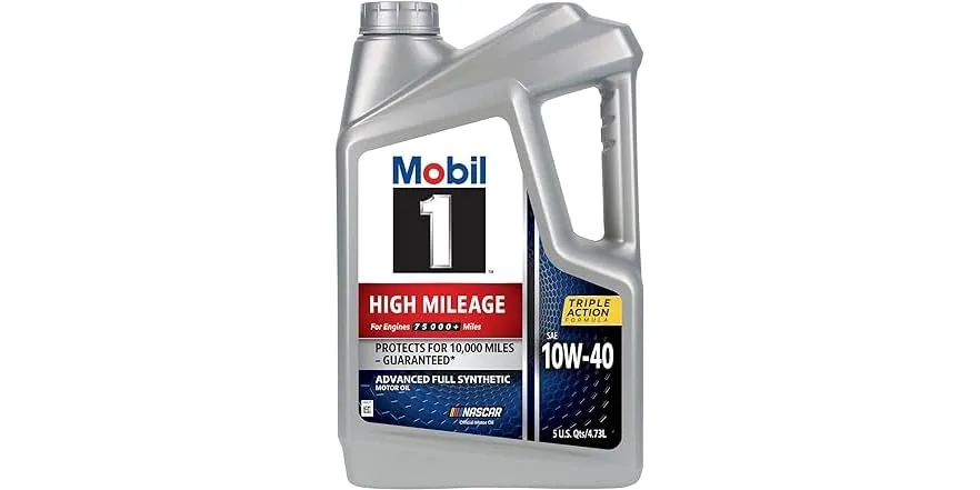 Mobil 1 10W-40 Full Synthetic Motor Oil 5 Qt