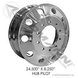 Automann 157.A245X825HP74M Hub Pilot 24.5in X 8.25in Aluminum 7.4K